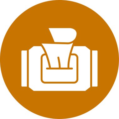 Bir kahve makinesi simgesinin çizimi