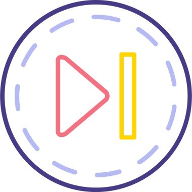 Müzik. Web simgesi basit illüstrasyon