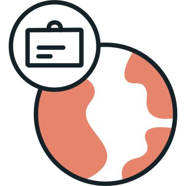 iş ve finans ikonu vektör illüstrasyonu