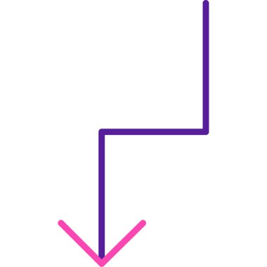 Oklar web simgesi, basit illüstrasyon