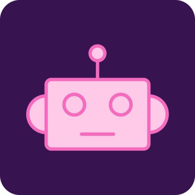 Yapay zeka robot simgesi