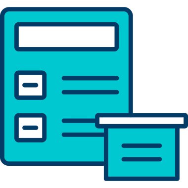 Dosya. Web simgesi basit illüstrasyon