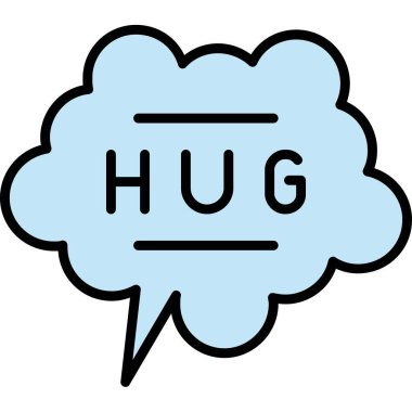 kabarcık sohbet ileti simgesi