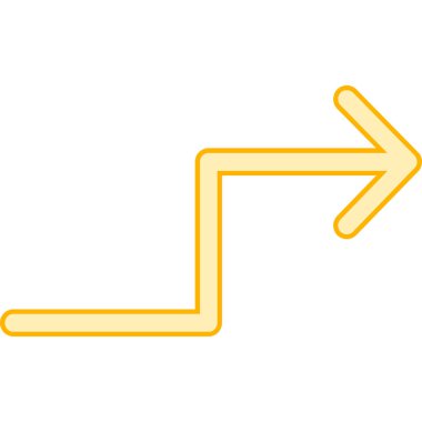 Projeniz için doğru yön ok simgesi