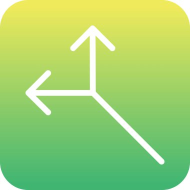 eşsiz ve dikey vektör çizgisi simgesi