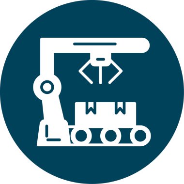 Taşıyıcı simgesi. Web için vektör simgelerinin basit çizimi