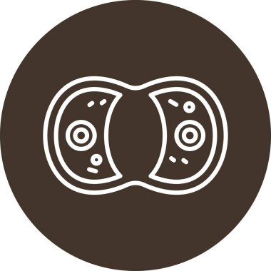 çikolata simgesi, vektör illüstrasyonu