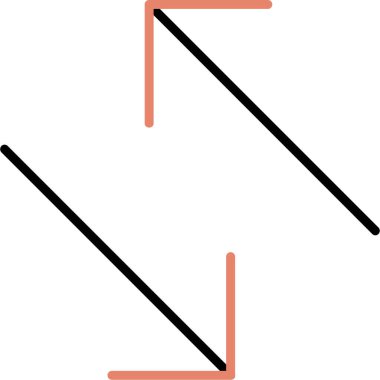 ok simgesi vektör illüstrasyonu