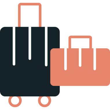 Bagaj simge vektör çizim