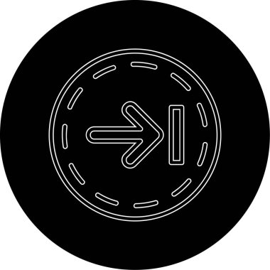 Modern oto tamir işaretinin vektör çizimi