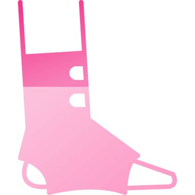 Pembe çizmeler, illüstrasyon, beyaz arkaplanda vektör