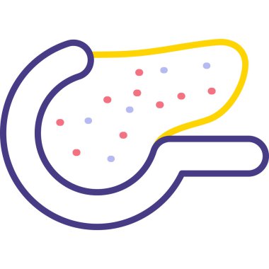 Mide simgesi, basit satır biçimi