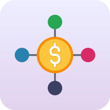 şebeke. Web simgesi basit illüstrasyon