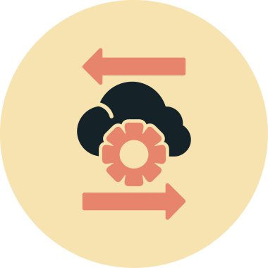 Bulut hesaplama. Web simgesi