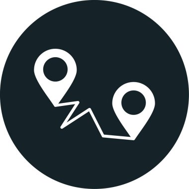 konum pin simgesi vektör illüstrasyonu