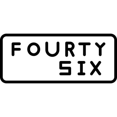 Modern 35 simgesinin vektör illüstrasyonu