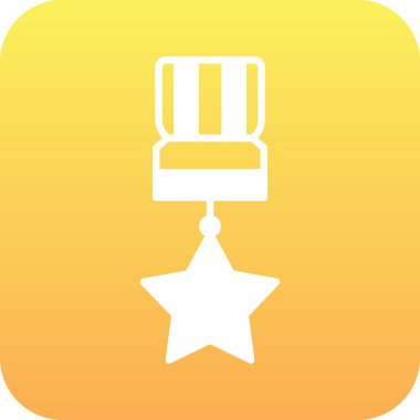 Benzersiz ödüllü vektör sembolü