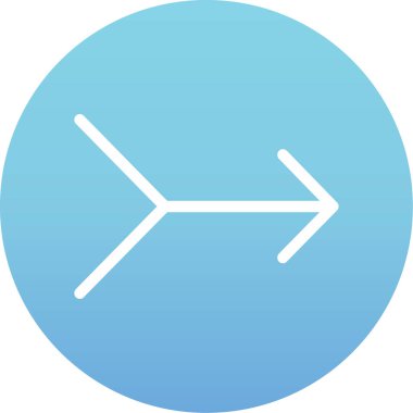 ok simgesi vektör illüstrasyonu