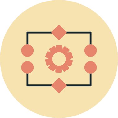 seo modern simgesinin vektör illüstrasyonu