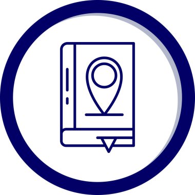 Harita işaretleyici. Resim simgesi tasarımı