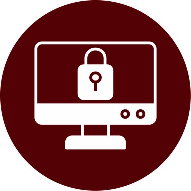 Modern b 'nin vektör illüstrasyonu simge kilidinden yoksun