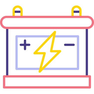 pil simgesi. vektör illüstrasyonu