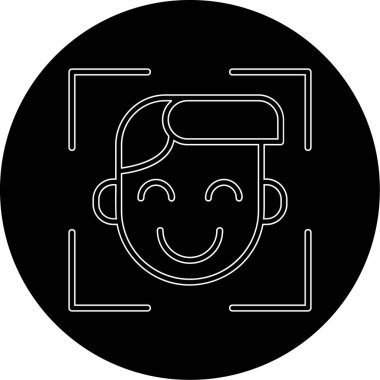 avatar erkek baş simgesi rozet tarzı