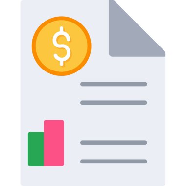 belge vektör simgesi modern basit illüstrasyon
