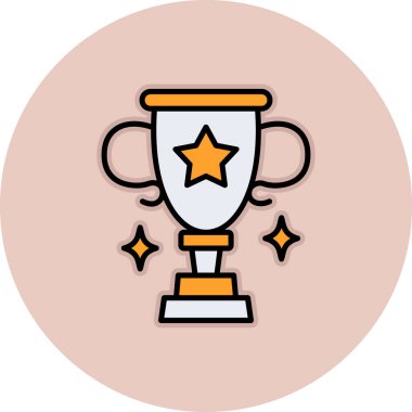 Bardak. Web simgesi basit illüstrasyon