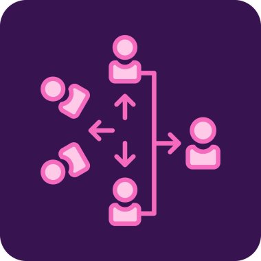 İş ve finans simgesinin vektör illüstrasyonu