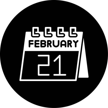 Takvim simge tasarlamak vektör