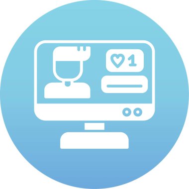 İnternet sohbeti. Basit resimleme