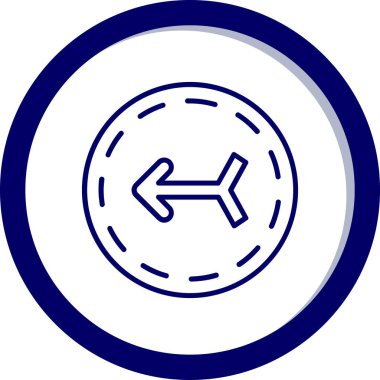 Pusula simgesinin vektör illüstrasyonu