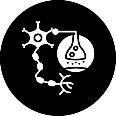 vektör bilimi ve teknoloji sembolü simgesi