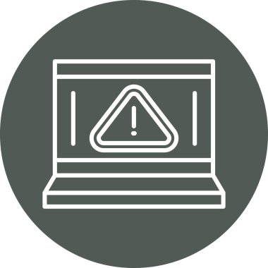 vektör lcd simgesi illüstrasyonu