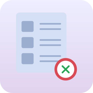 Belge. Web simgesi basit illüstrasyon