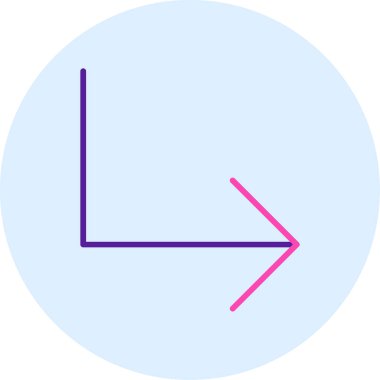 ok simgesinin vektör illüstrasyonu