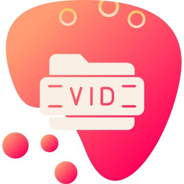 Bir dijital kamera simgesinin vektör illüstrasyonu