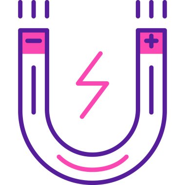 elektrik dolgu simgesi, vektör, izole illüstrasyon