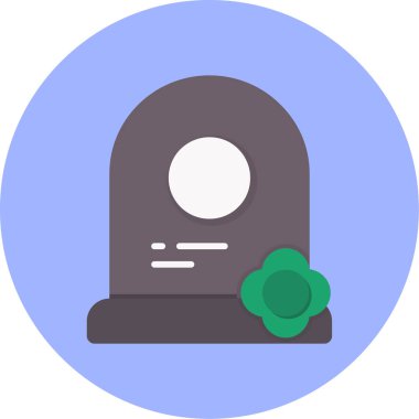 Cadılar Bayramı düz ikon vektör çizimi