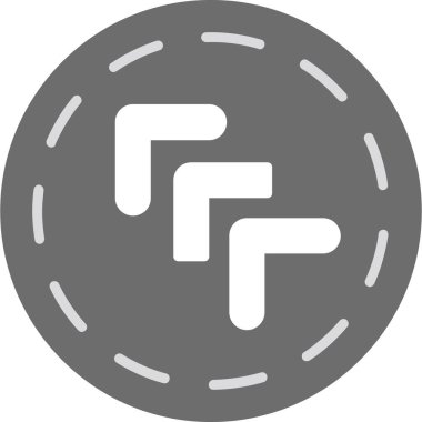 para sikkesi simgesi modada izole edilmiş arkaplan