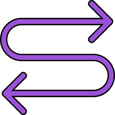 ok simgesi, vektör illüstrasyonu