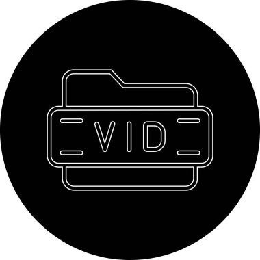 Modern simgenin vektör illüstrasyonu