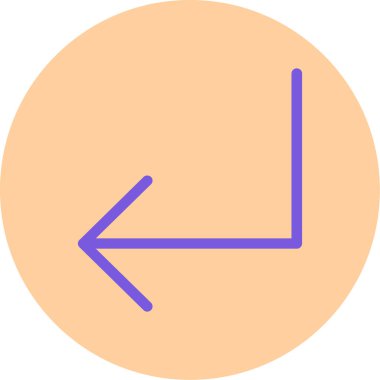 Ok. Web simgesi basit illüstrasyon