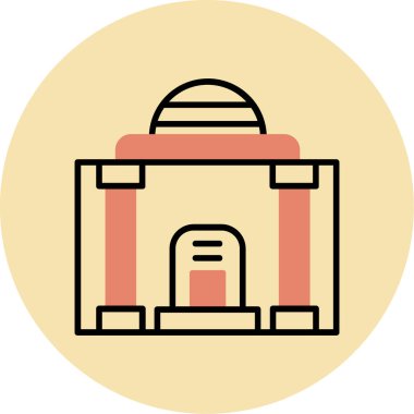 Yapı simgesinin vektör illüstrasyonu