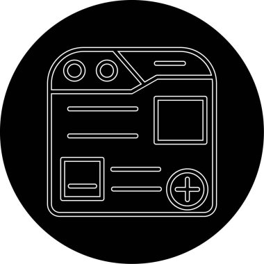 Bir kitap simgesinin vektör illüstrasyonu