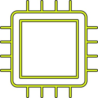 Çip işlemcisi. Web simgesi