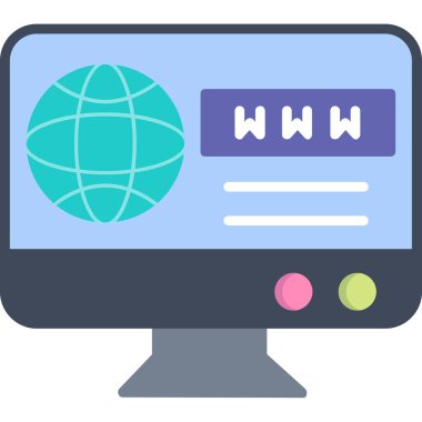 Web tasarım simgesi, vektör illüstrasyonu