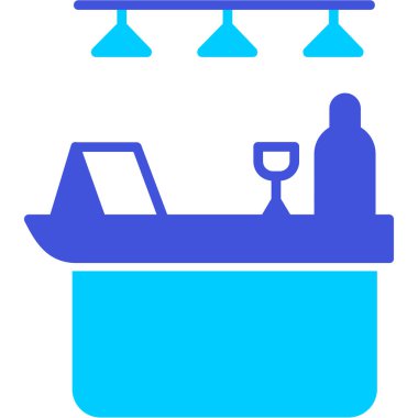 Restoranın vektör illüstrasyonu