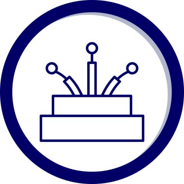 doğum günü pastası simgesi, vektör tasarımı illüstrasyonu